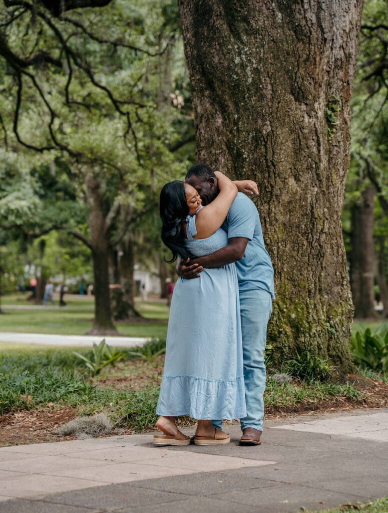 Engagement Portraits at Forsyth Park, Savannah GA
