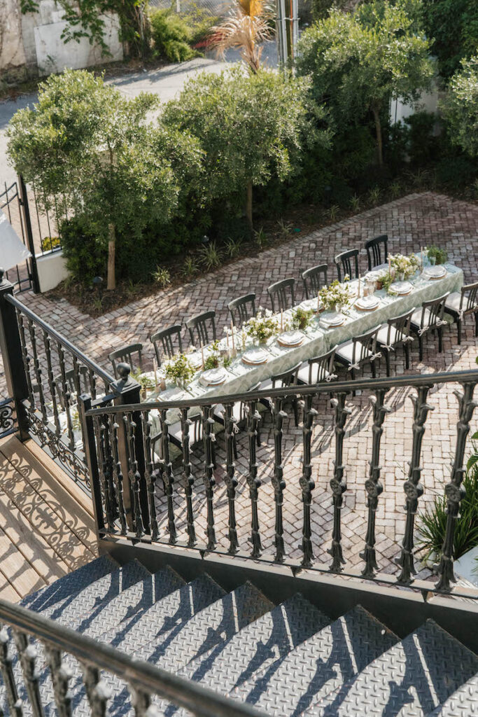 Savannah Wedding Table at The Bellwether house