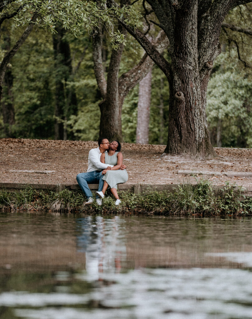 Couples Engagement Photos in Sesquicentennial State Park in Columbia SC