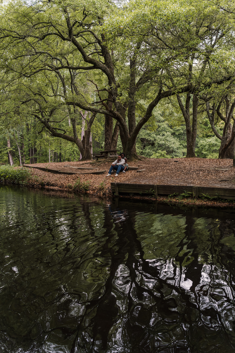 Couples Engagement Photos in Sesquicentennial State Park in Columbia SC